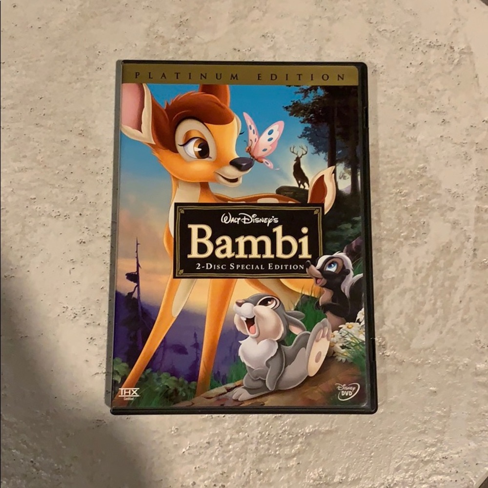 Disney DVD platinum edition Bambi movie